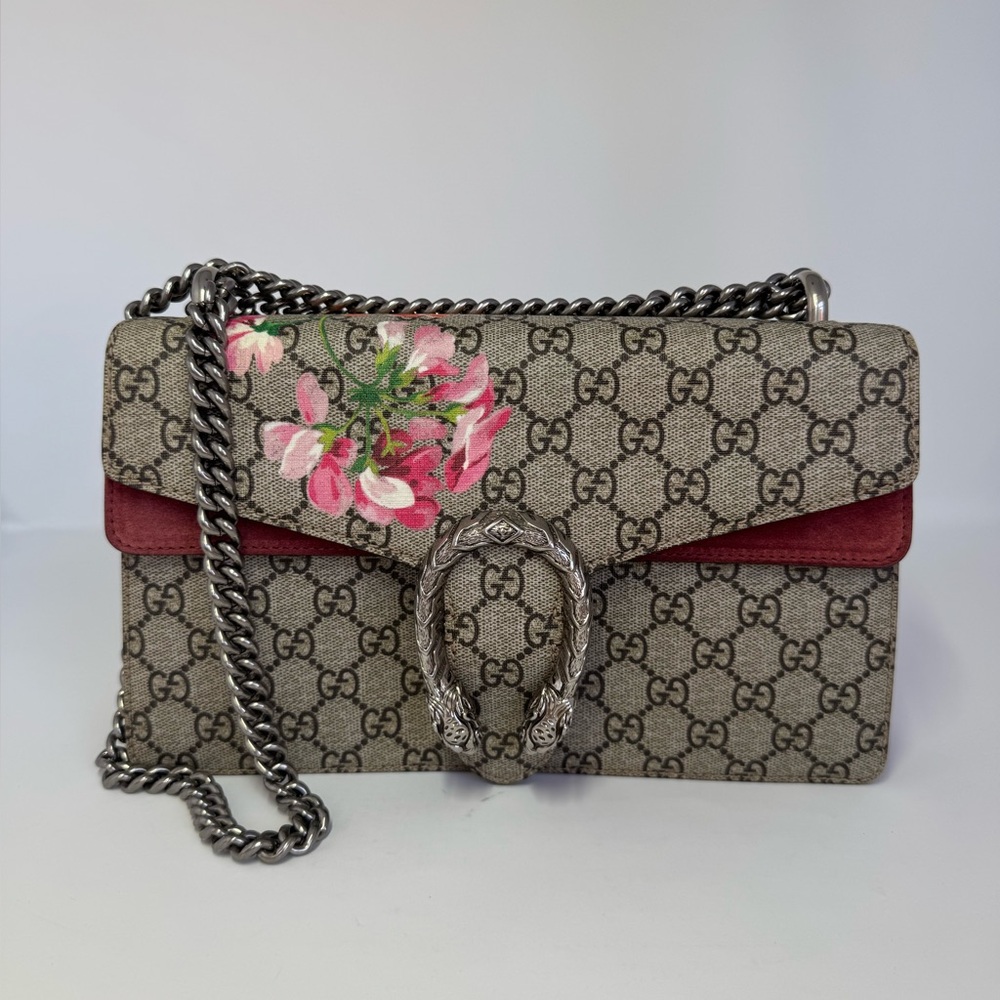 Authentic Gucci Blooms Dionysus Medium Shoulder Bag